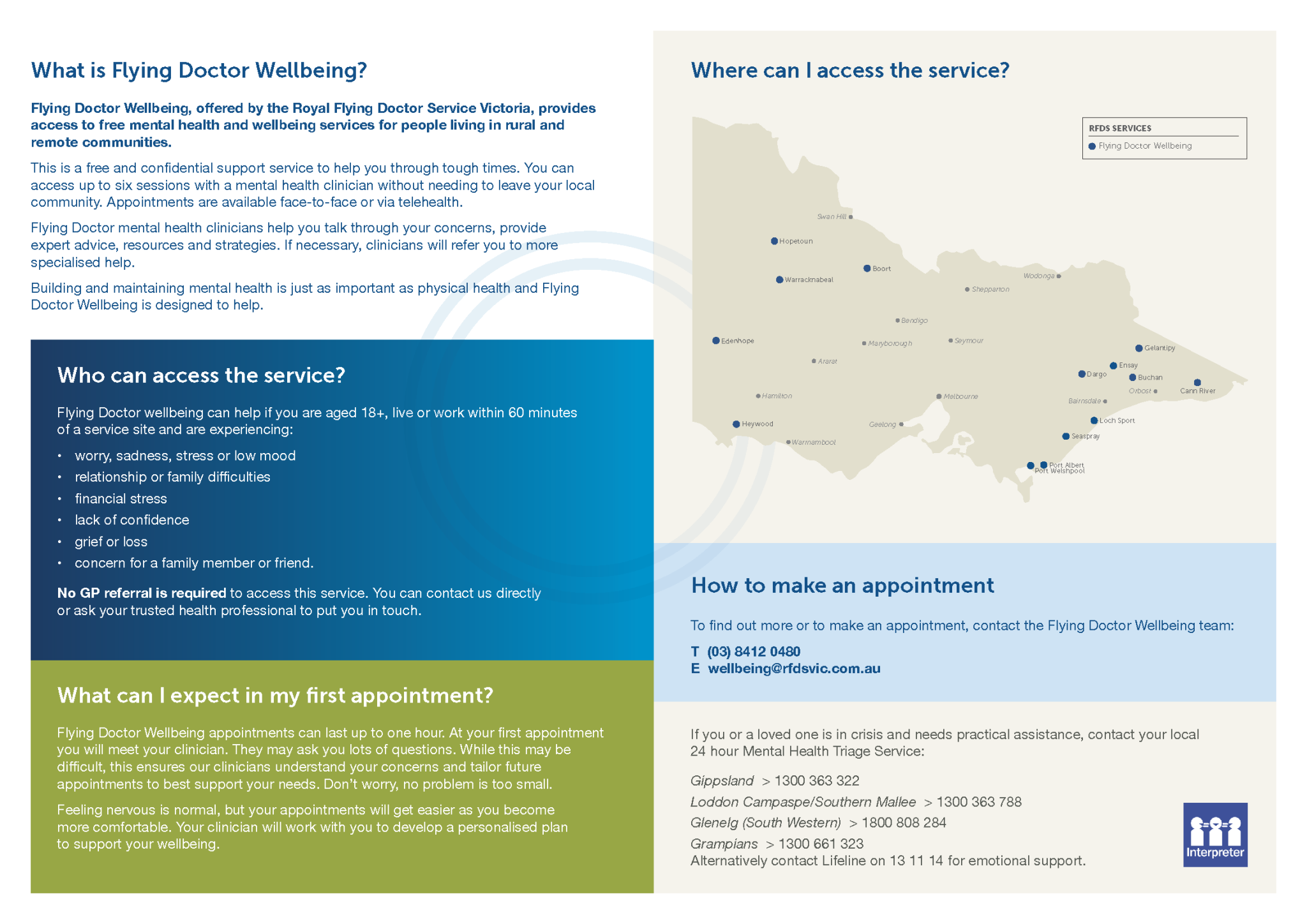 Royal Flying Doctor Wellbeing Service Brochurepdf Page 2
